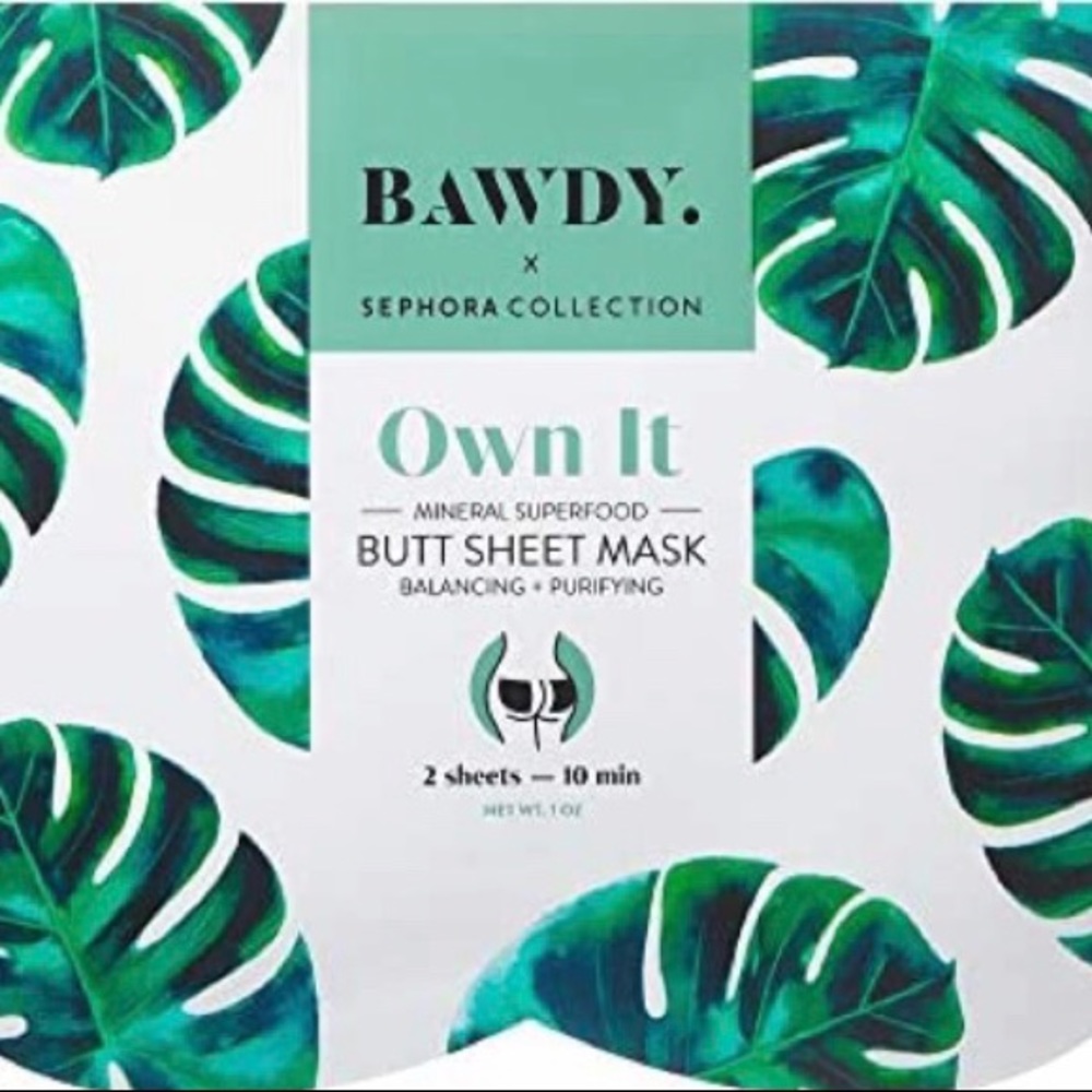 2 Bawdy Sephora Collection Own It Butt Sheet Masks